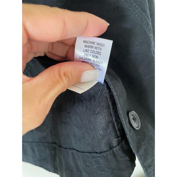 Croft & Barrel Casual Lightweight Cotton Jacket Blazer Black Size Medium - Picture 6 of 7